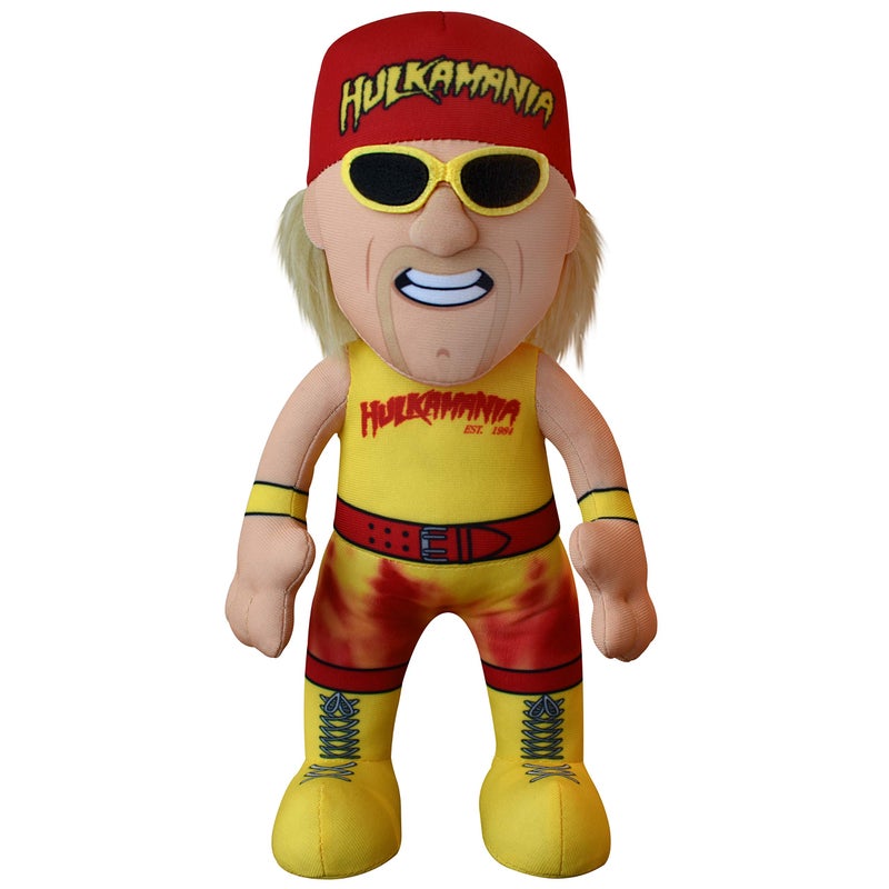 Bleacher Creatures WWE Hulk Hogan 10" Plush Figure - A Wrestling Superstar for Play or Display - Image 1